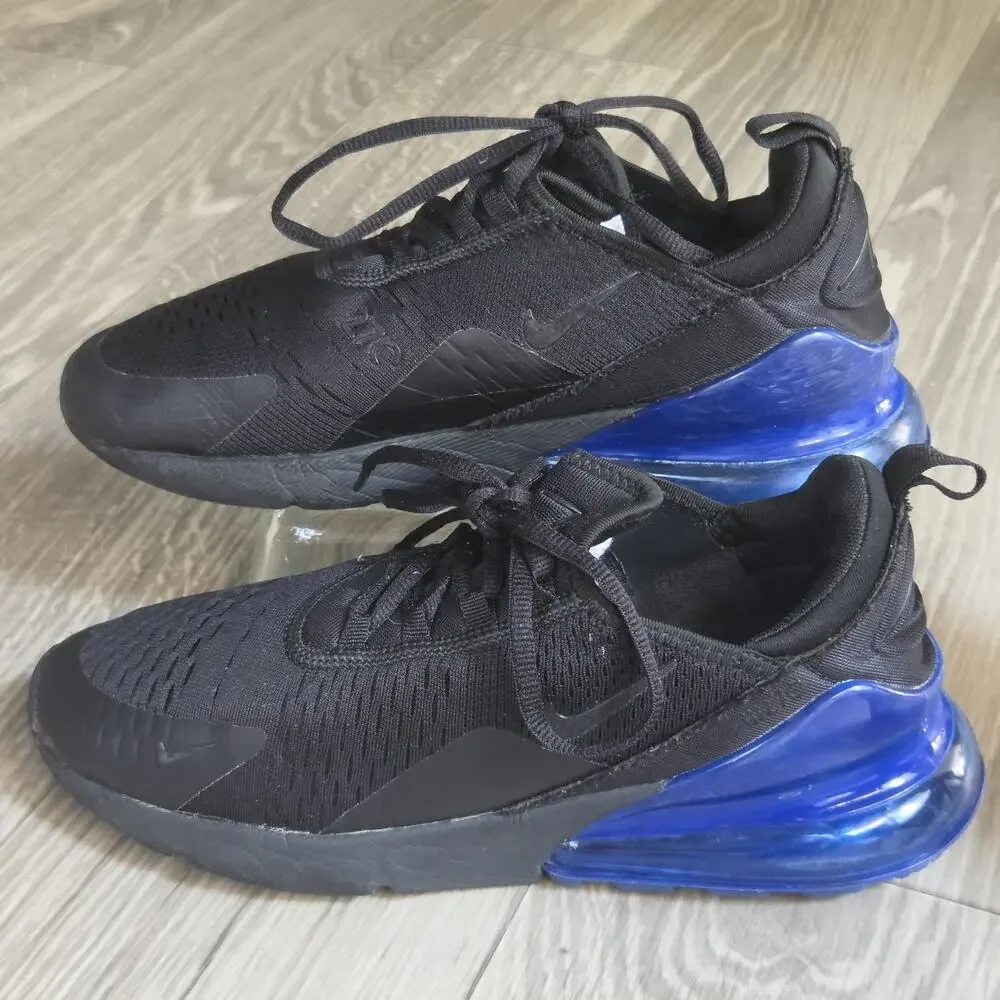 Nike Air Max 270 All Black Men's US 8 sapphire blue starry sky series
